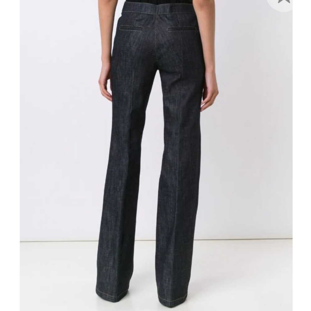 Derek Lam dark denim high waist flared jeans - Picture 4 of 8